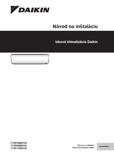 FTXP50-71N_Installation manual_3PSK695637-2A_Slovakian download